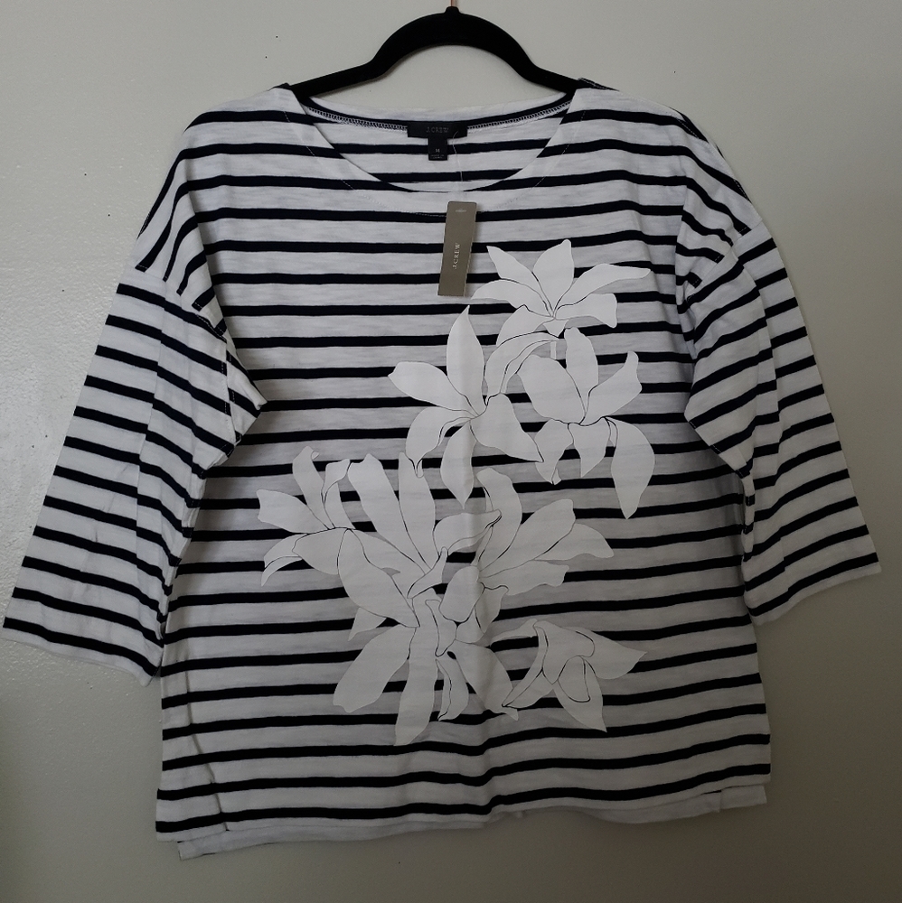 J.CREW mid sleeve shirt